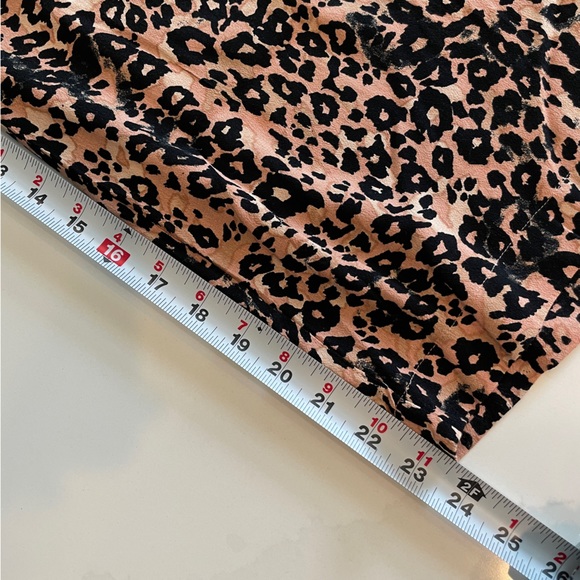 Aritzia Wilfred Faun Tan and Black Leopard Print Wide Leg Pant - cheetah print - Picture 8 of 8